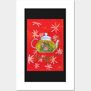 Flowing tea Posters and Art